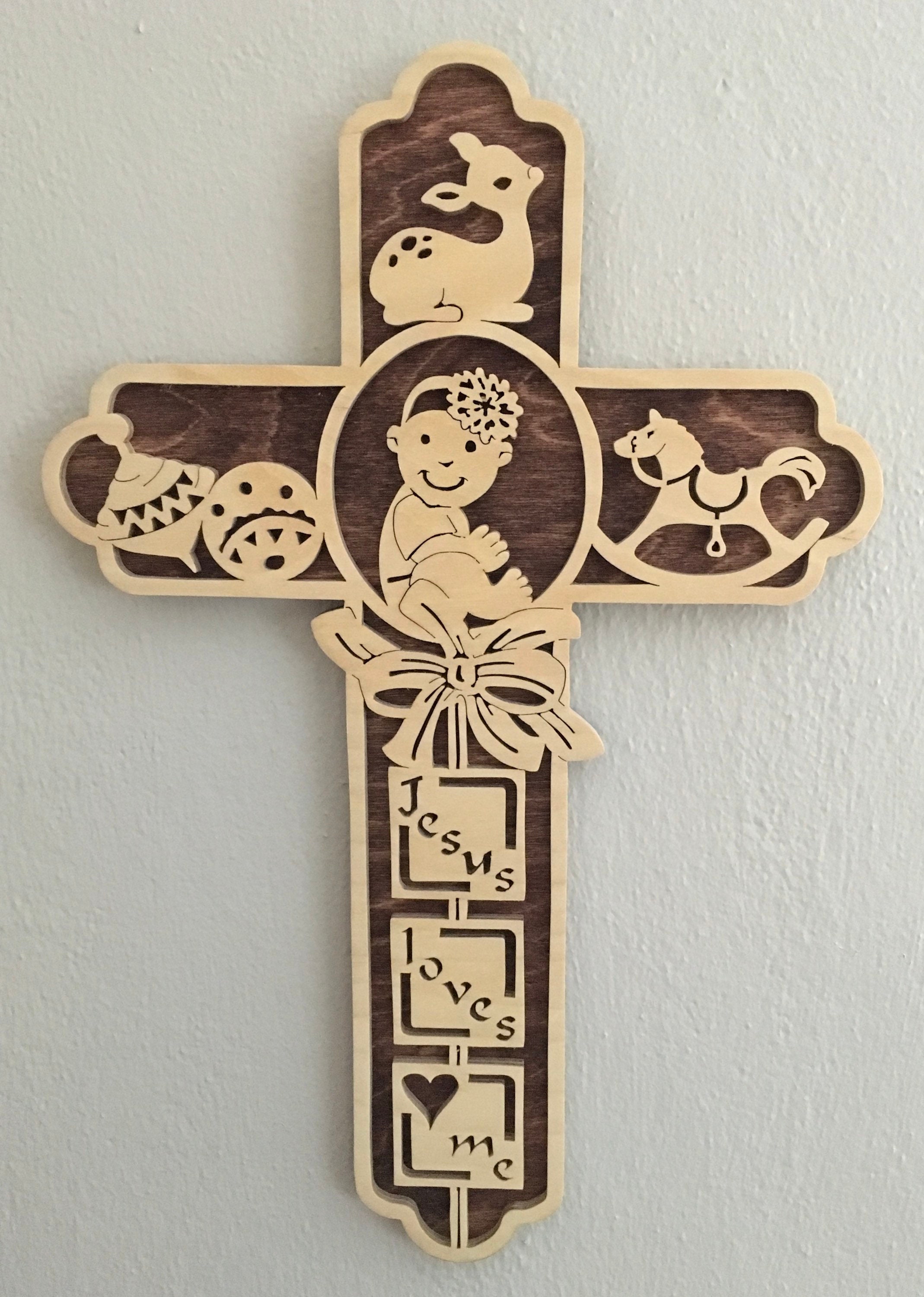 Baby Boy Cross Etsy
