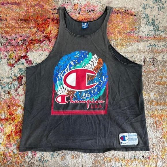 90s Champion Tank - Etsy
