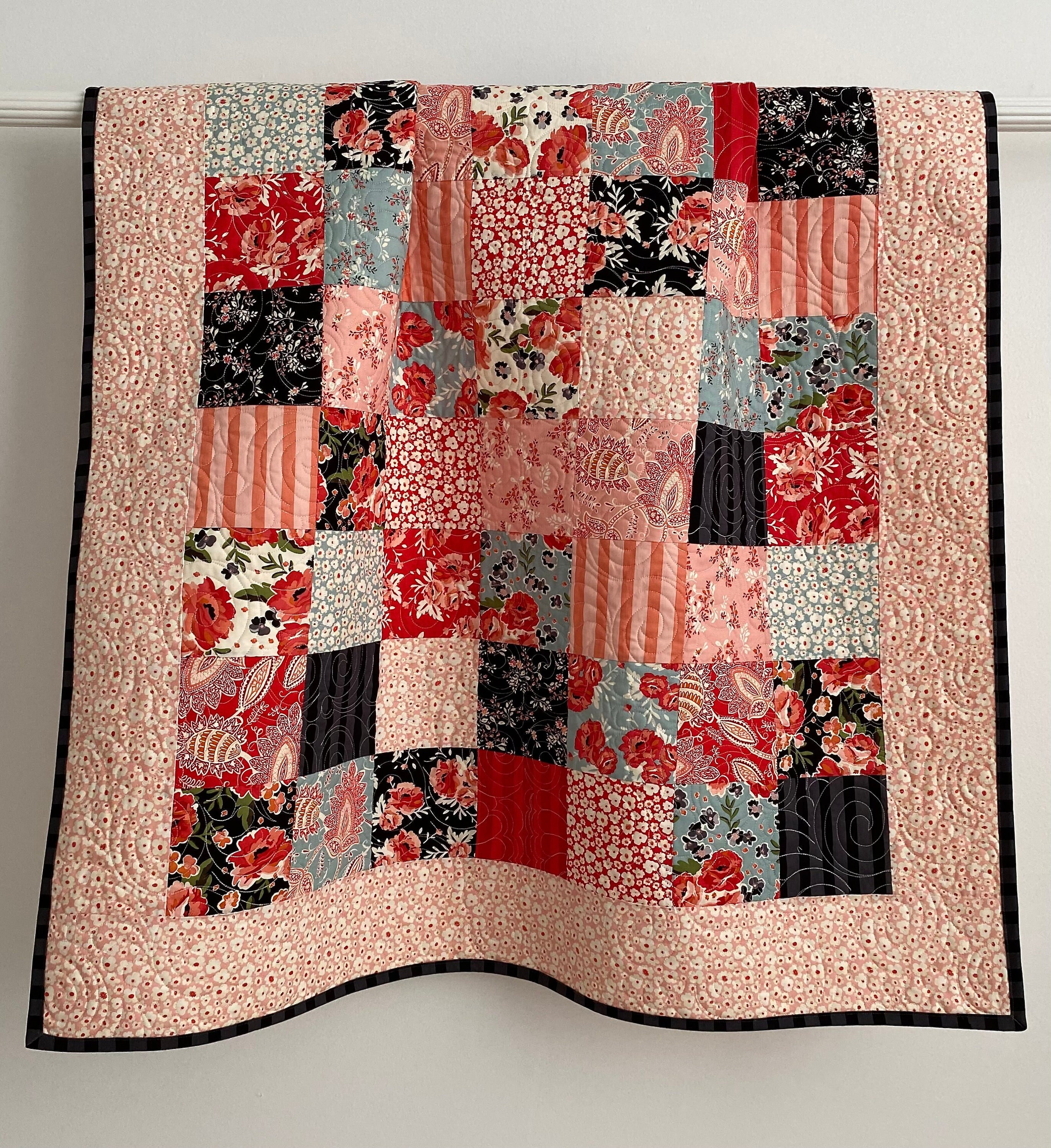 Touhou Partina City innovatie Patchwork Baby Meisje Quilt Ava Kate Collectie Moderne Baby - Etsy België