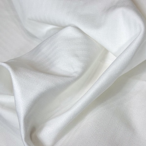 Corset Coutil  fabric White Herringbone 100% Cotton Fabric-By-The-Yard or 1/2 YD