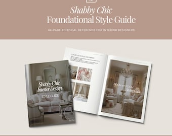 Guía Shabby Chic: Referencia de diseño de interiores de 44 páginas para espacios creativos