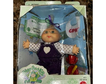 1995 Mattel Cabbage Patch Kids Baby Rowan Janet  Mini Collectible Doll
