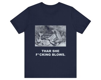 La voilà qui souffle putain — T-shirt vintage Cachalot