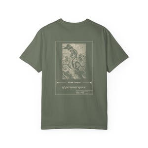 Camiseta "20.000 leguas de espacio personal", camiseta divertida para introvertidos por delante y por detrás, calamar gigante de Julio Verne imagen 8