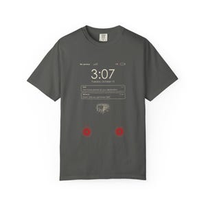 Camiseta "Sin servicio", camiseta de terror de aguas profundas para pantalla de bloqueo de teléfono, humor negro divertido, buceadores de Julio Verne 1870 imagen 3