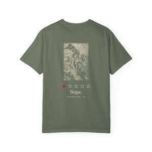 Camiseta "Capt Nemo's Undersea Tours", "Uma estrela, não", camiseta engraçada na frente e nas costas, lula de Júlio Verne imagem 8