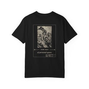 Camiseta "20.000 leguas de espacio personal", camiseta divertida para introvertidos por delante y por detrás, calamar gigante de Julio Verne imagen 17