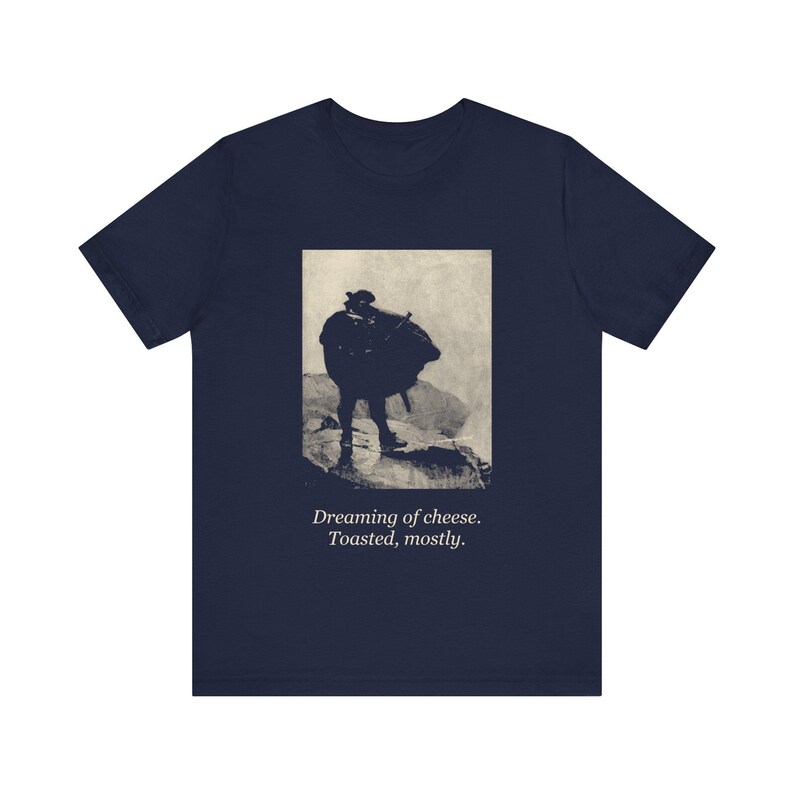 Dreaming of cheese. Toasted, mostly — Vintage Treasure Island Tee image 1