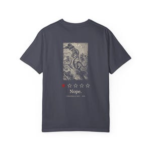 Camiseta "Capt Nemo's Undersea Tours", "Uma estrela, não", camiseta engraçada na frente e nas costas, lula de Júlio Verne imagem 19