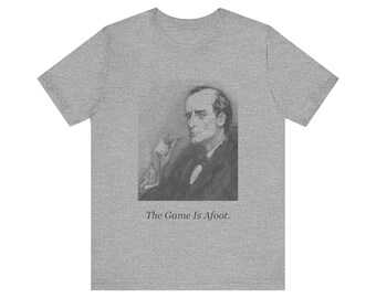 The Game Is Afoot — Vintage Sherlock Holmes Tee