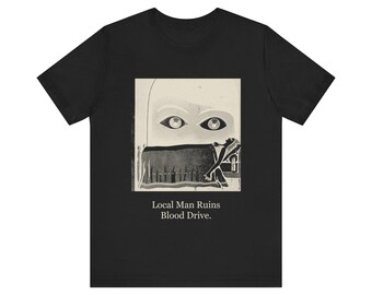 Local Man Ruins Blood Drive — Vintage Count Dracula Tee