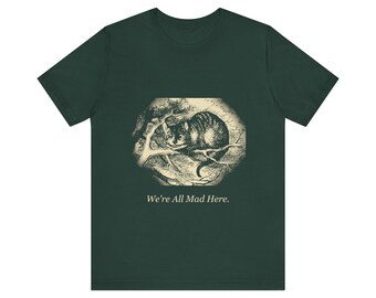 We're All Mad Here — Vintage Cheshire Cat Tee