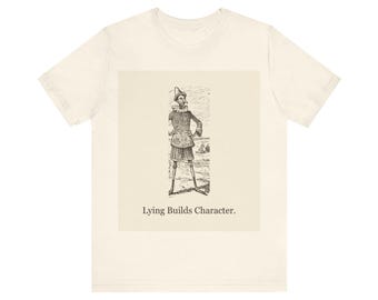 Lying Builds Character — Vintage Pinocchio Tee