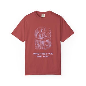 Who the F*ck Are You Shirt, John Tenniel Caterpillar Victorian Engraving Tee, Lewis Carroll Wonderland Literary Humor Gift image 13