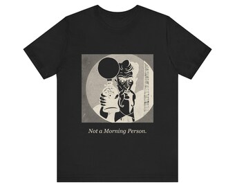 T-shirt « Pas du matin » inspiré de Dracula et de Bram Stoker, cadeau gothique et littéraire pour Halloween.