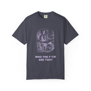 Who the F*ck Are You Shirt, John Tenniel Caterpillar Victorian Engraving Tee, Lewis Carroll Wonderland Literary Humor Gift image 10