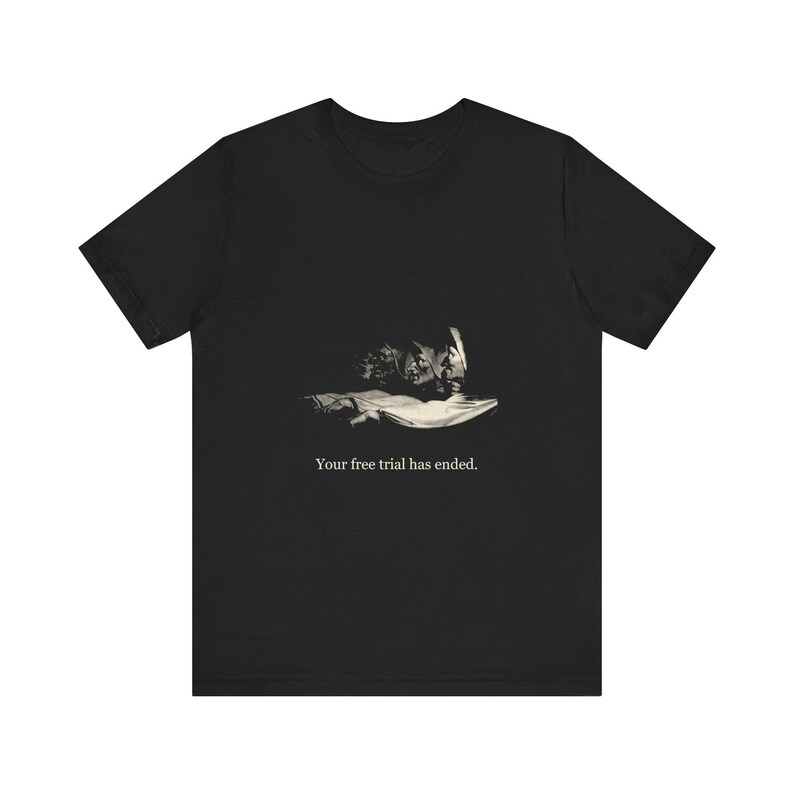 Your Free Trial Has Ended Three Witches Shirt, Fuseli Weird Sisters Gothic Tee, Shakespeare Literary Halloween Gift image 1
