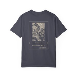 Camiseta "20.000 leguas de espacio personal", camiseta divertida para introvertidos por delante y por detrás, calamar gigante de Julio Verne imagen 19
