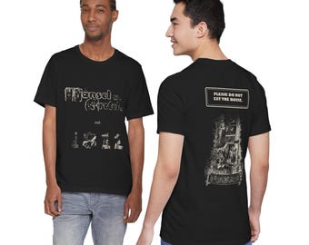 Please Do Not Eat the House Shirt — Hansel and Gretel Front and Back Tee, Vintage Grimm Fairy Tale