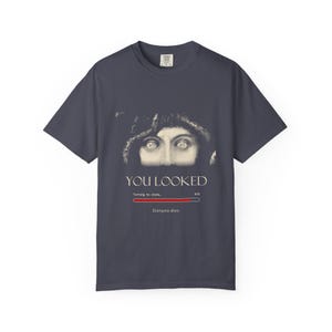 You Looked Shirt, Medusa Eyes Turning to Stone Tee, Greek Mythology Gift, Vintage Franz von Stuck image 9