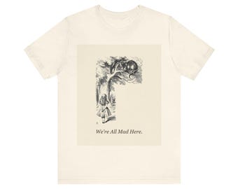 We're All Mad Here — Vintage Cheshire Cat Tee