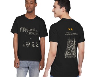 The Food Was Exquisite, But the Host Was a Real Witch — Two Star Review Shirt, Grimm Front and Back Tee