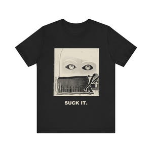 Suck It — Vintage Count Dracula Tee image 1