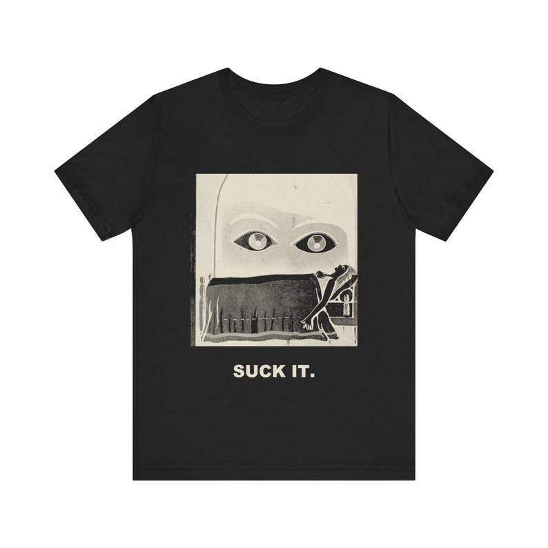 Suck It — Vintage Count Dracula Tee image 1