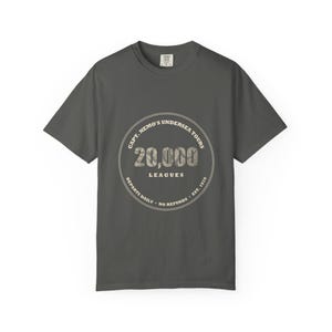Camiseta "Capt Nemo's Undersea Tours", "Uma estrela, não", camiseta engraçada na frente e nas costas, lula de Júlio Verne imagem 5