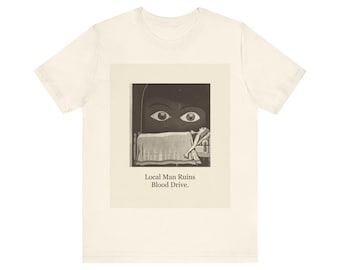 Local Man Ruins Blood Drive — Vintage Count Dracula Tee