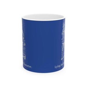 Lying Builds Character — Vintage Pinocchio Mug image 2