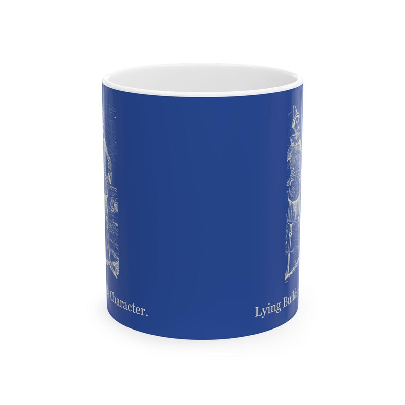 Lying Builds Character — Vintage Pinocchio Mug image 2