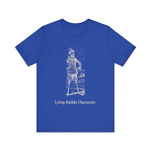 Lügen formt den Charakter – Vintage Pinocchio T-Shirt Bild 1