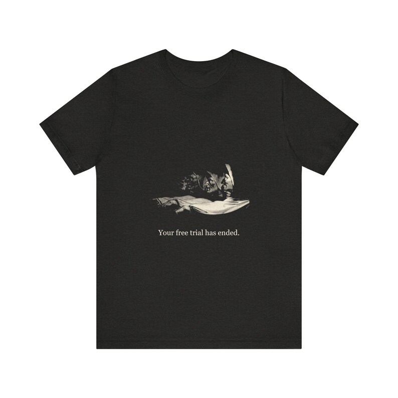 Your Free Trial Has Ended Three Witches Shirt, Fuseli Weird Sisters Gothic Tee, Shakespeare Literary Halloween Gift image 3