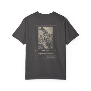 Camiseta "20.000 leguas de espacio personal", camiseta divertida para introvertidos por delante y por detrás, calamar gigante de Julio Verne imagen 16