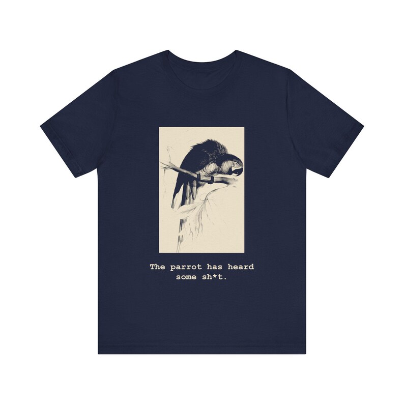 El loro ha oído unas cuantas mierdas — Camiseta Vintage Captain Flint imagen 1