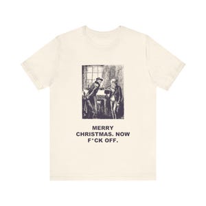 Feliz Navidad. Ahora lárgate — Camiseta vintage de Ebenezer Scrooge imagen 1