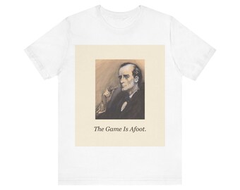 The Game Is Afoot — Vintage Sherlock Holmes Tee