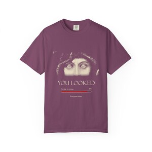 You Looked Shirt, Medusa Eyes Turning to Stone Tee, Greek Mythology Gift, Vintage Franz von Stuck image 11
