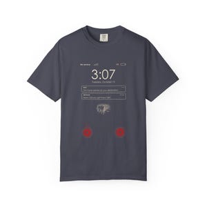 Camiseta "Sin servicio", camiseta de terror de aguas profundas para pantalla de bloqueo de teléfono, humor negro divertido, buceadores de Julio Verne 1870 imagen 9