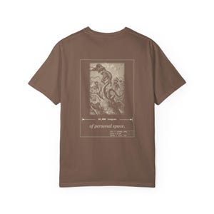 Camiseta "20.000 leguas de espacio personal", camiseta divertida para introvertidos por delante y por detrás, calamar gigante de Julio Verne imagen 4