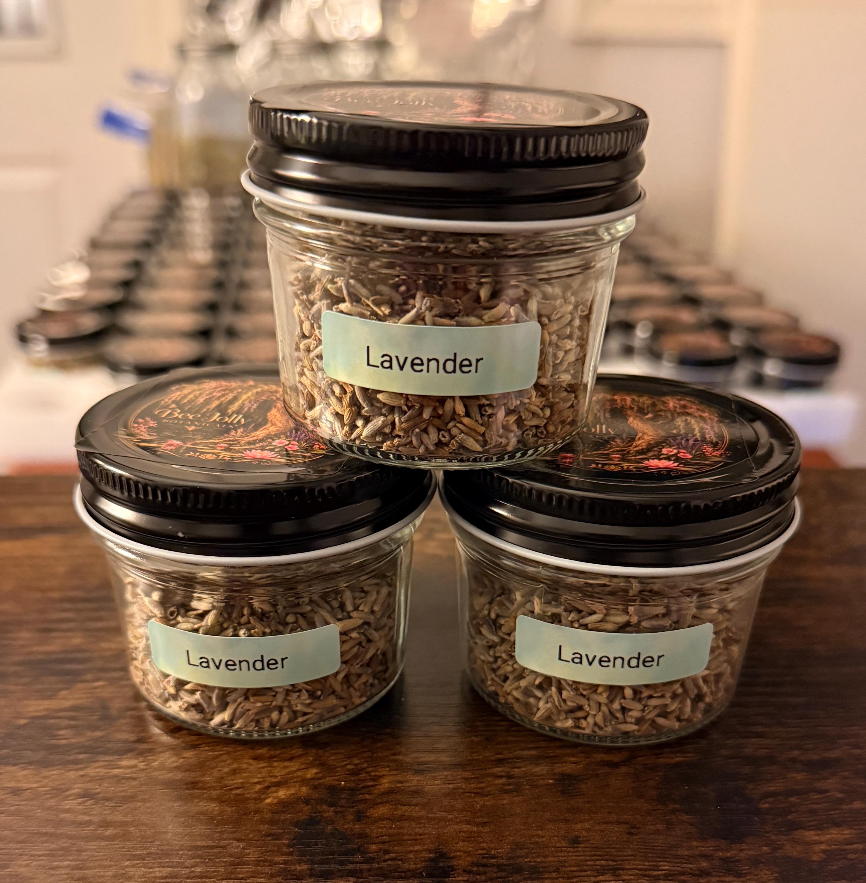 Dried Lavender Loose Leaf Tea 4oz Jar