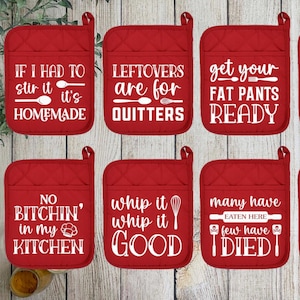 Sassy Kitchen Pot Holders - READY TO SHIP!!