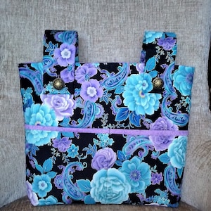 READY TO SHIP! Midnight in Bloom Walker Bag