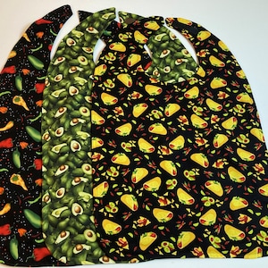 READY TO SHIP - Taco Tuesday -Trio of Adult Bibs