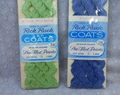 Vintage Mid-Century J P Coats 2 Packages Rick Rack