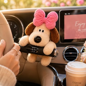 Hunde-Anhänger, Hängespielzeug für Hunde, Auto-Innenausstattung, Scheibenwischerstangen-Deko, Geschenk für Hundeliebhaber
