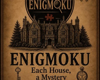 Enigmoku Vol.2: Secrets of Ashworth Manor | Murder Mystery Logic Puzzle Book | Sudoku Detective Puzzles Printable | 40 Enigmas Policiais
