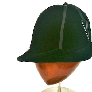 MOD 60s Mr. JOHN Mam&#39;selle black velvet hat with stunning details and bakelite adornment. Mint Condition.