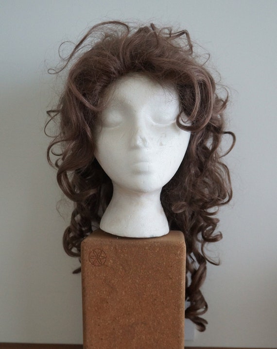 Long Brunette Hair Wig, Costume, Theatrical wig - image 1